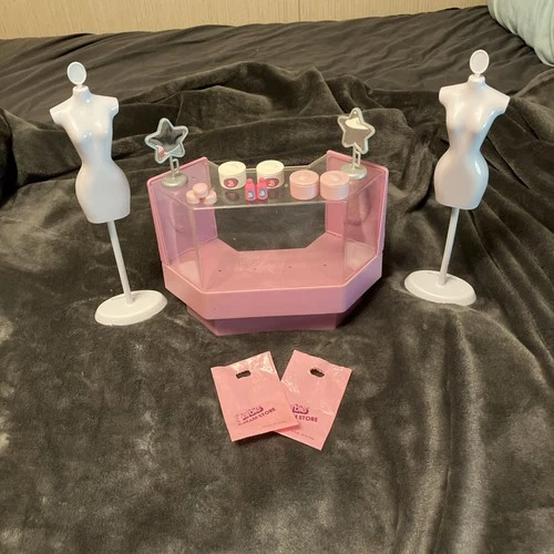 VTG 1980s Barbie Dream Store Makeup Counter Playset #4020 Mattel Incomplete