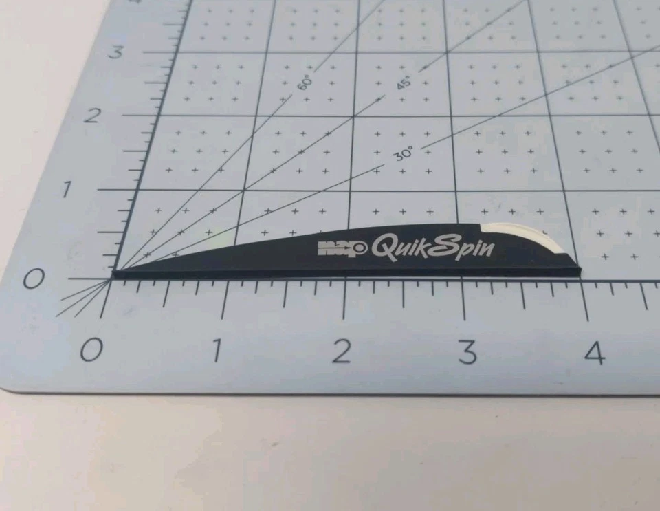 100 Pack NAP Quik Spin 4" Premium Performance Arrow Vanes: Black - Image 3 of 3