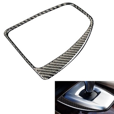 Carbon Fiber Car Console Gear Shift Panel Decorative Trim For BMW 5 series E60