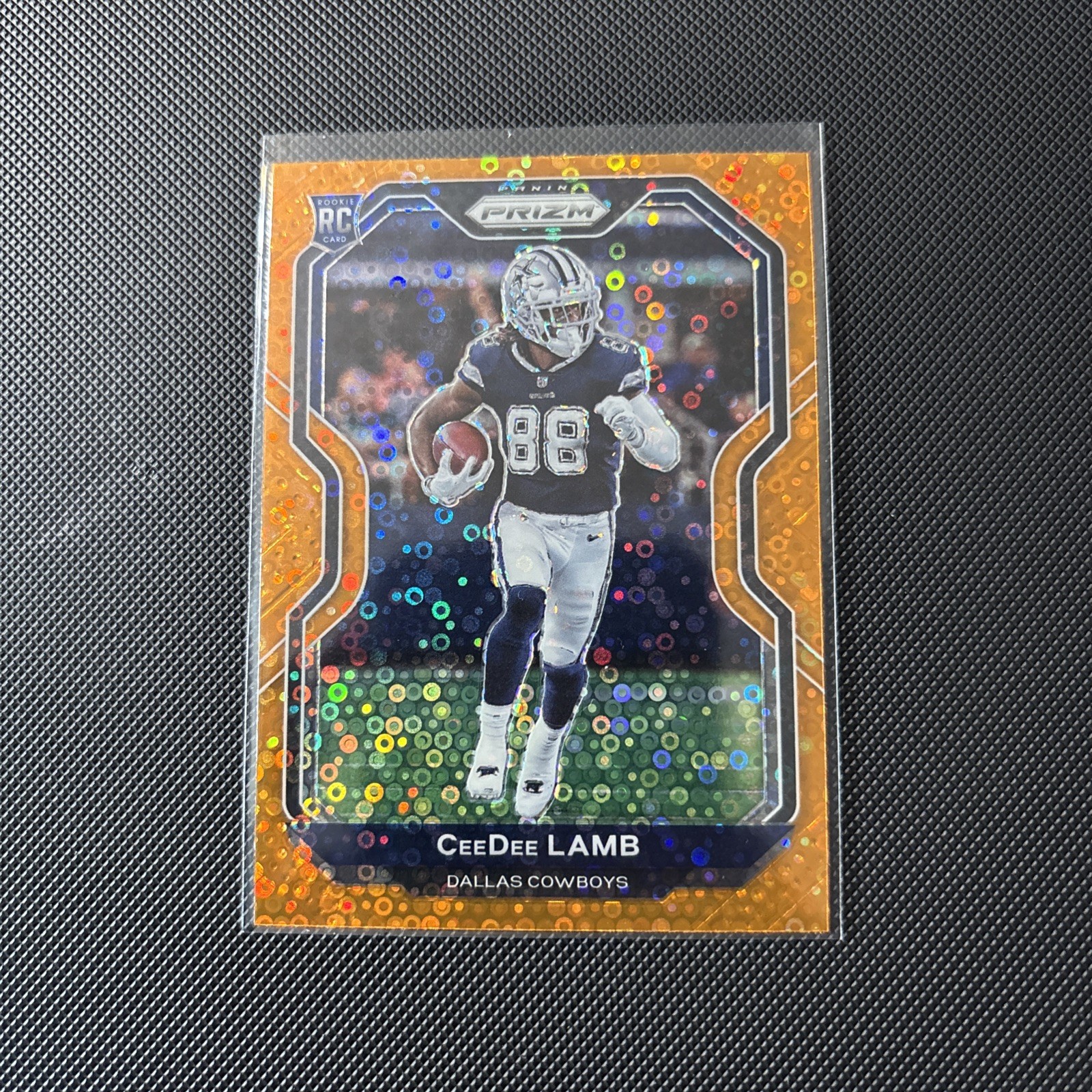 2020 Panini Prizm - Rookie CeeDee Lamb #334 Orange Disco Prizm (RC) Cowboys