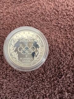 USA 1 Dollar 1988 D. Stgl. Olympia Seoul Silber 900 26 73g