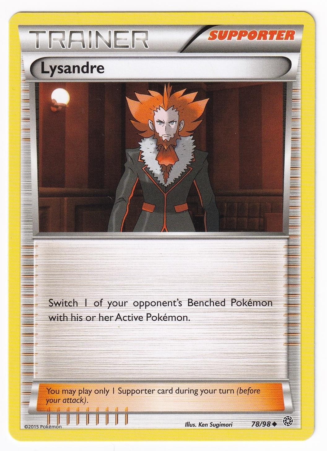 Pokemon TCG Lysandre 78/98 Uncommon Ancient Origins NM