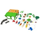 Playmobil Caravan 3249 Camper Trailer Figure Lot Table Chairs Picnic Vintage