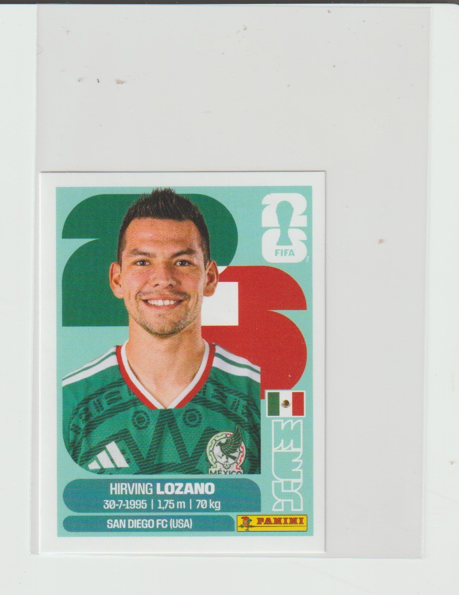 2026 Panini FIFA World Cup Hirving Lozano Sticker
