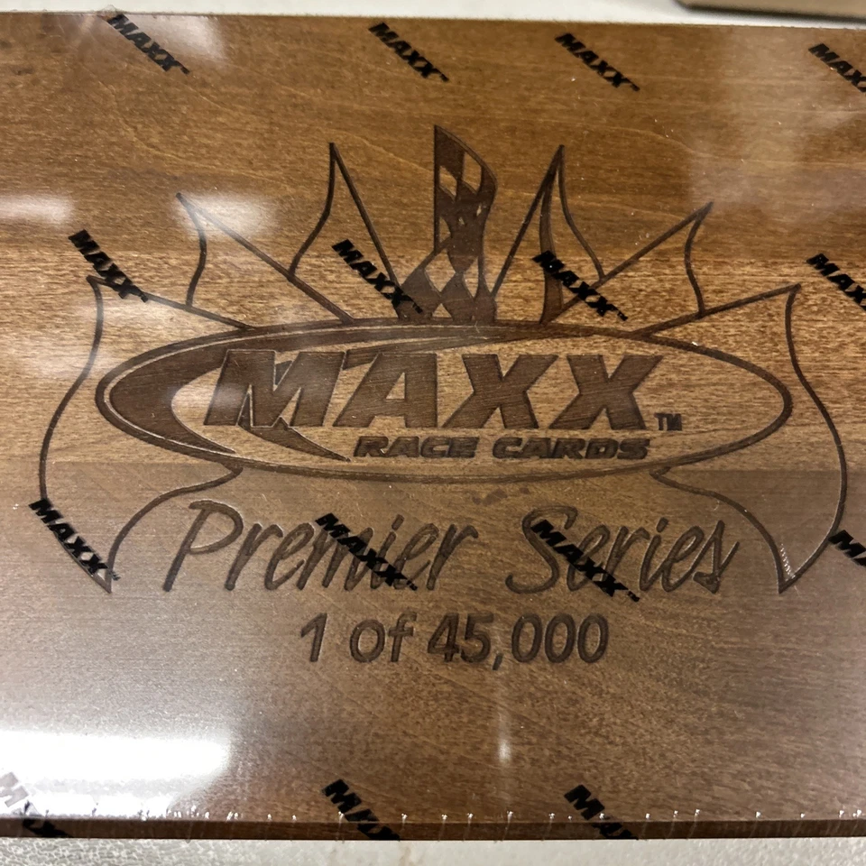 Sealed! 1995 Maxx Premier Series Race Cards /45,000 Limited Edition Wooden Box - Image 2 of 4