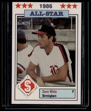 1986 Jennings Southern League All-Stars #19 Dave White
