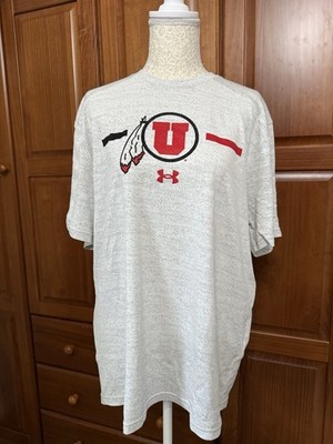 Under Armor Utah Utes Football T Shirt Women s Size XL NWT