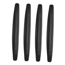 4pcs Car Bumper Guard Strip Anti-Collision Anti-Scratch Bumper Protector Black