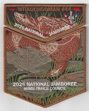 Witauchsoman Lodge 44 OA flap 2026 National Jamboree Minsi Trails Council