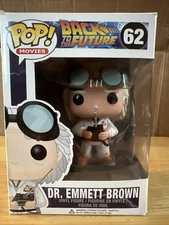 Funko Pop Back To The Future #62 Dr. Emmett Brown Used Minor Box Damage