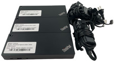 Lot of 3 Lenovo ThinkPad Hybrid USB-C with USB-A Dock DUD9011D1 w/ Power Cords