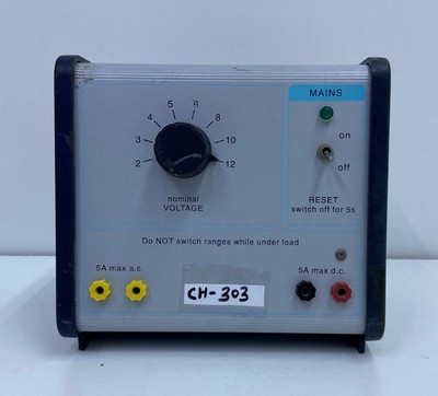 PHILIP HARRIS BENCH POWER SUPPLY UNIT AUTO TRIP, CH#303 (TESTED)