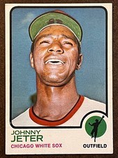 1973 Topps Baseball - #423 Johnny Jeter White Sox EXMint EXMT (Set Break)