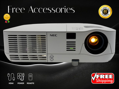 NEC V260X DLP Projector for Office Meetings and Presentations 2600 Lumens 2160p