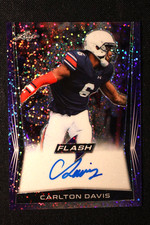 Carlton Davis, Auburn Tigers, Rookie Auto, #13/25-2018 Leaf, Mint