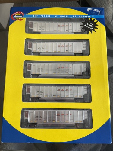 Athearn HO Scale 5-Pack BNSF Bethgon Coalporters 93076 | Condition: Used
