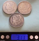 🇺🇸 1921 P D S Morgan Silver Dollars LightCir 3-Lot in Flips Offers Near Spot