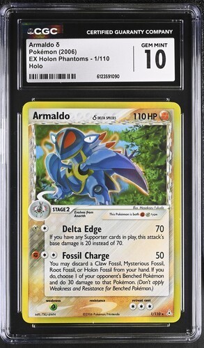 Armaldo δ graded CGC 10 for sale on eBay