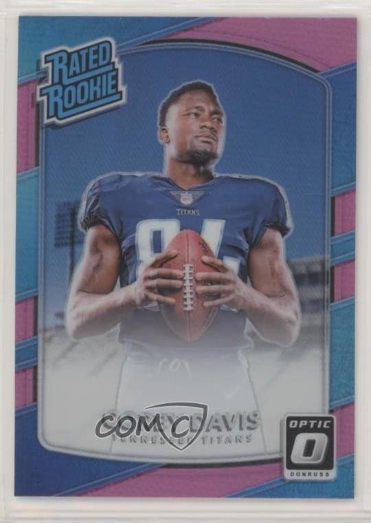 2017 Donruss Optic Rated Rookie Pink Prizm Corey Davis #166 00m9