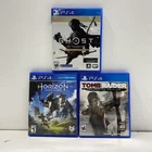 PlayStation 4 Bundle: Ghost of Tsushima, Tomb Raider & Horizon Zero Dawn