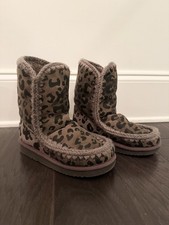 Mou Boots Size 36 Leopard Print