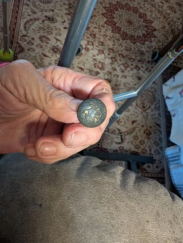 1812 Navy Dug Button