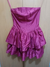 Jake*s Corsage-Kleid Korsett Rüschen Mini Rock Bustier Korsage Mieder Fest S-M