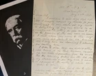 1888 Captain of Charlottesville Artillery Letter/ Immortal 600 (Confederate)