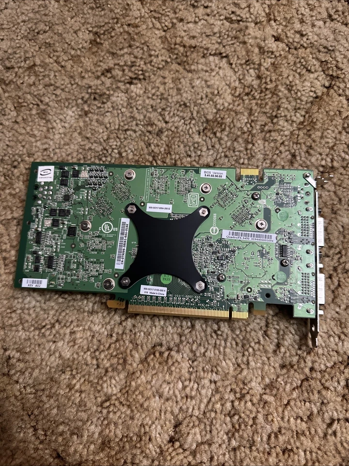 NVIDIA Quadro FX 3450 256MB GDDR3 SDRAM Dual DVI PCI-x16 Video Graphics Card L-U - Image 2 of 2