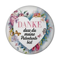 Danke Patentante Magnet Mit FlaschenöFfner Herz Danksagung