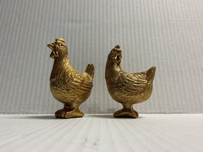 Target Ankyo Easter Gold Chickens Hens Figurine Decor Set Of 2