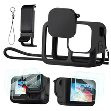  Silicone Sleeve Protective Cover Compatible with GoPro Hero 13 Black, Battery 