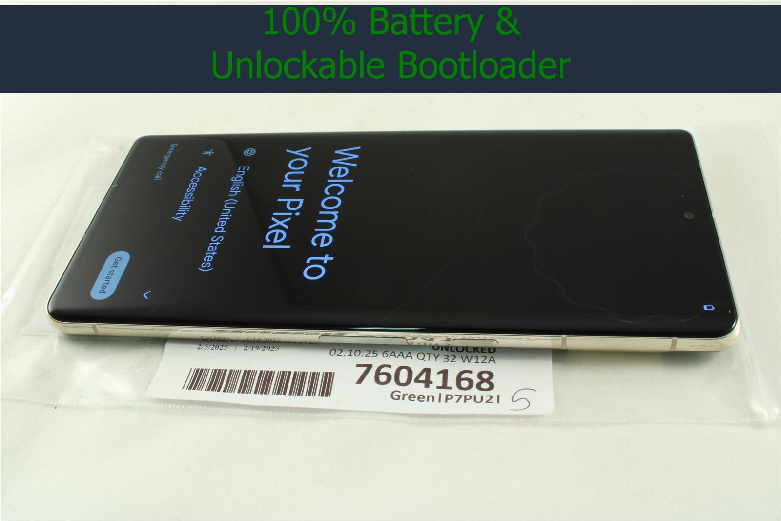 Google Pixel 7 Pro Unlocked AT&T T-Mobile Verizon Unlockable Bootloader 7604168