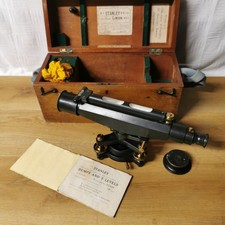 Stanley Vintage December 1930 Dumpy Level With Original Box And Manual