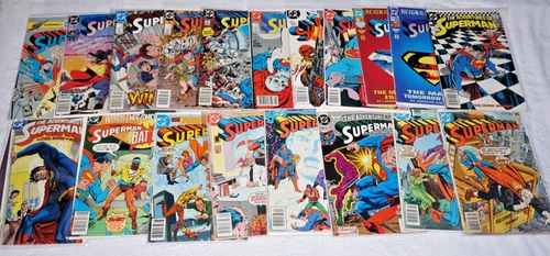 Vintage Superman Comic Book Lot of 19