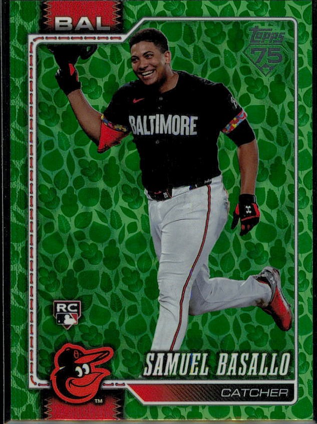 2026 Topps #104 Samuel Basallo Holiday - FAST USA SHIPPING