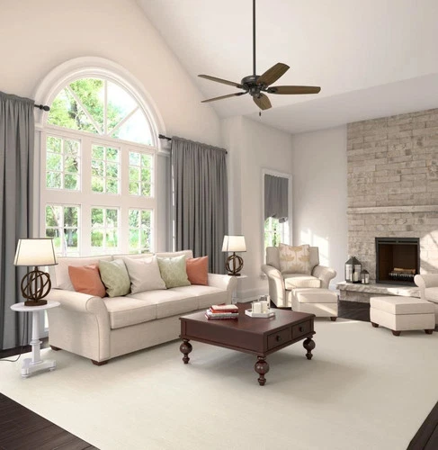 Hunter Fans - Builder 52 Inch Ceiling Fan with Pull Chain-Brushed Nickel Finish - Picture 2 of 3