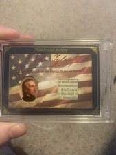 A Word From POTUS 2025 John Tyler Historic Relic Limited Edition Card 21/99