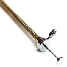 Shutter Release Cable 10" 26cm Straight Thread For 35mm 120 Film Bellows Camera