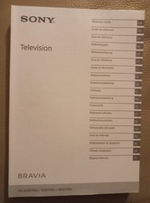 SONY BRAVIA REFERENCE GUIDE FOR KD65XD750x & 55XD/49XD700x IN 19 LANGUAGES