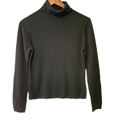 Vintage Benetton Sweater 100% Wool Turtleneck Made In Italy Small Quite Luxury