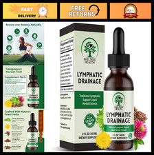 Organic Lymphatic Drainage Drops 2 Fl. Oz Vegan, Non-GMO Supplement with Cleav