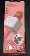 Wireless Karaoke To Go BMI Speaker Mic Microphone Bluetooth 5 Voice Effects