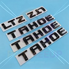 Gloss Black 3d Letters Emblem For Tahoe Ltz 2007-2020 Badges Nameplate Tailgate
