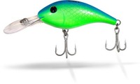 Black Cat Baby Cranker 12Cm 25G - Special Green Waller KunstköDer Wobbler 3M