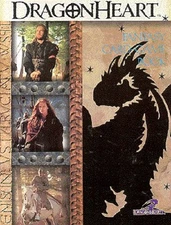 book FANTASY CARD GAME BOOK from the movie DRAGON HEART cards+story+instructions