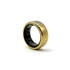 Oura Ring Gen 3 Horizon - Titanium - Size 08 - Gold - HEAVILY SCRATCHED