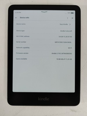 Amazon Kindle Colorsoft (1st Generation) 16 GB Kindle OS (WiFi Only)