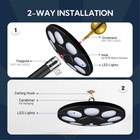 Solar Flag Pole Light 136 LED 2600mAh Bright White 7000K for 15 to 30 Ft Poles — photo 4