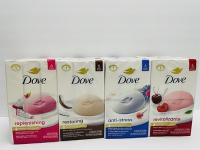 Lot Of 48 Dove Beauty Bar Assorted Scent 3.75 Oz